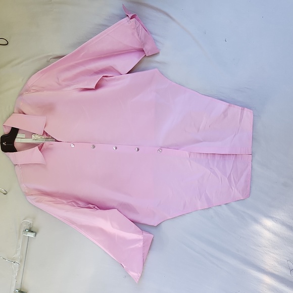 Debra deRoo Button Down Shirt with Tie In Front Size XL NWT $190 - Picture 1 of 3